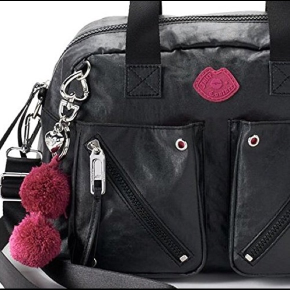 Juicy Couture Black Mix Master Satchel w/Charm NWT - Picture 5 of 7